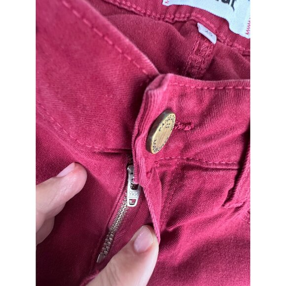 Paige Verdugo Ultra Skinny Womens 25 Red Jeans Comfort Office Cotton/Elastane - Picture 3 of 16